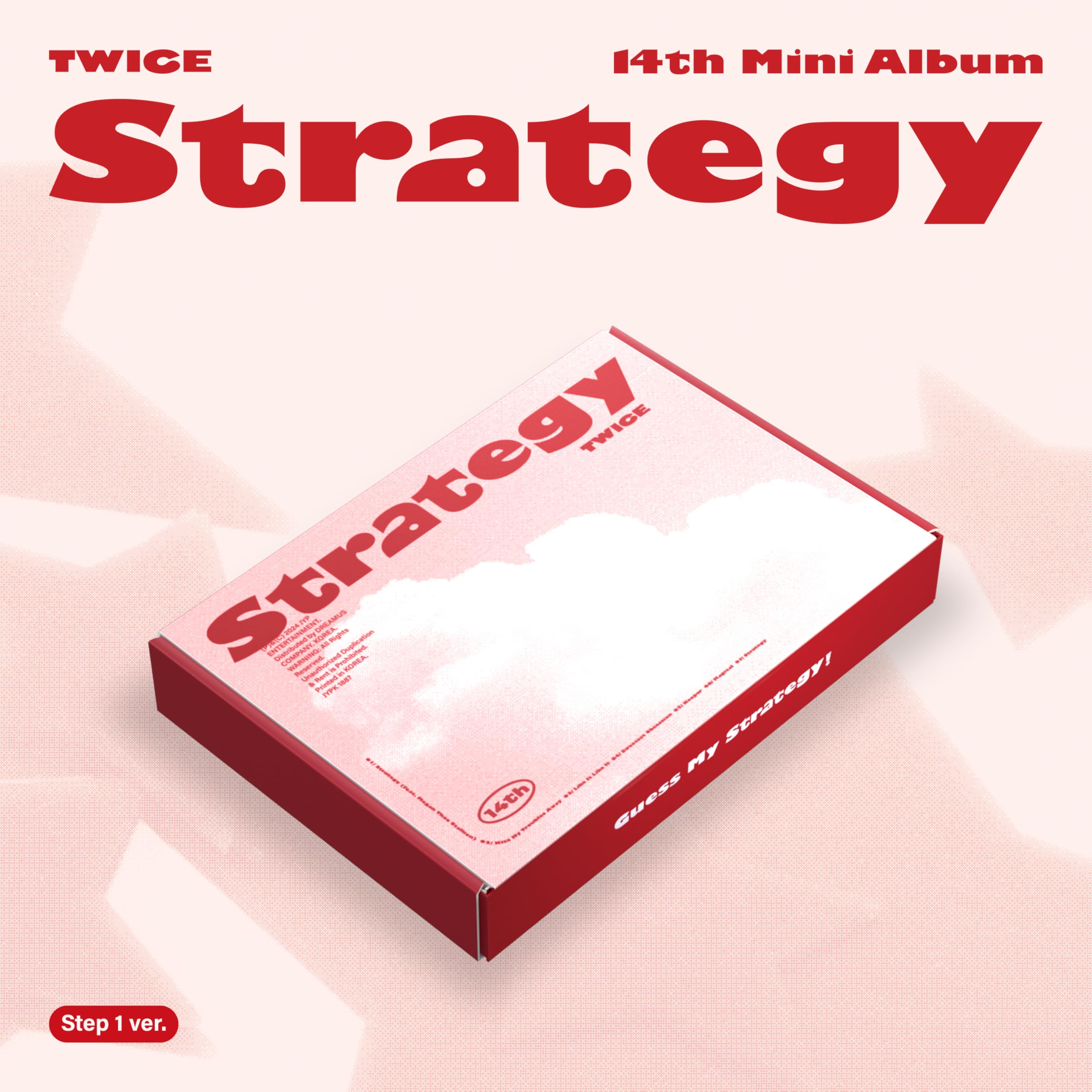 Miniálbum Twice Strategy Step 1 Versión 14º Miniálbum - Venta Internacional.