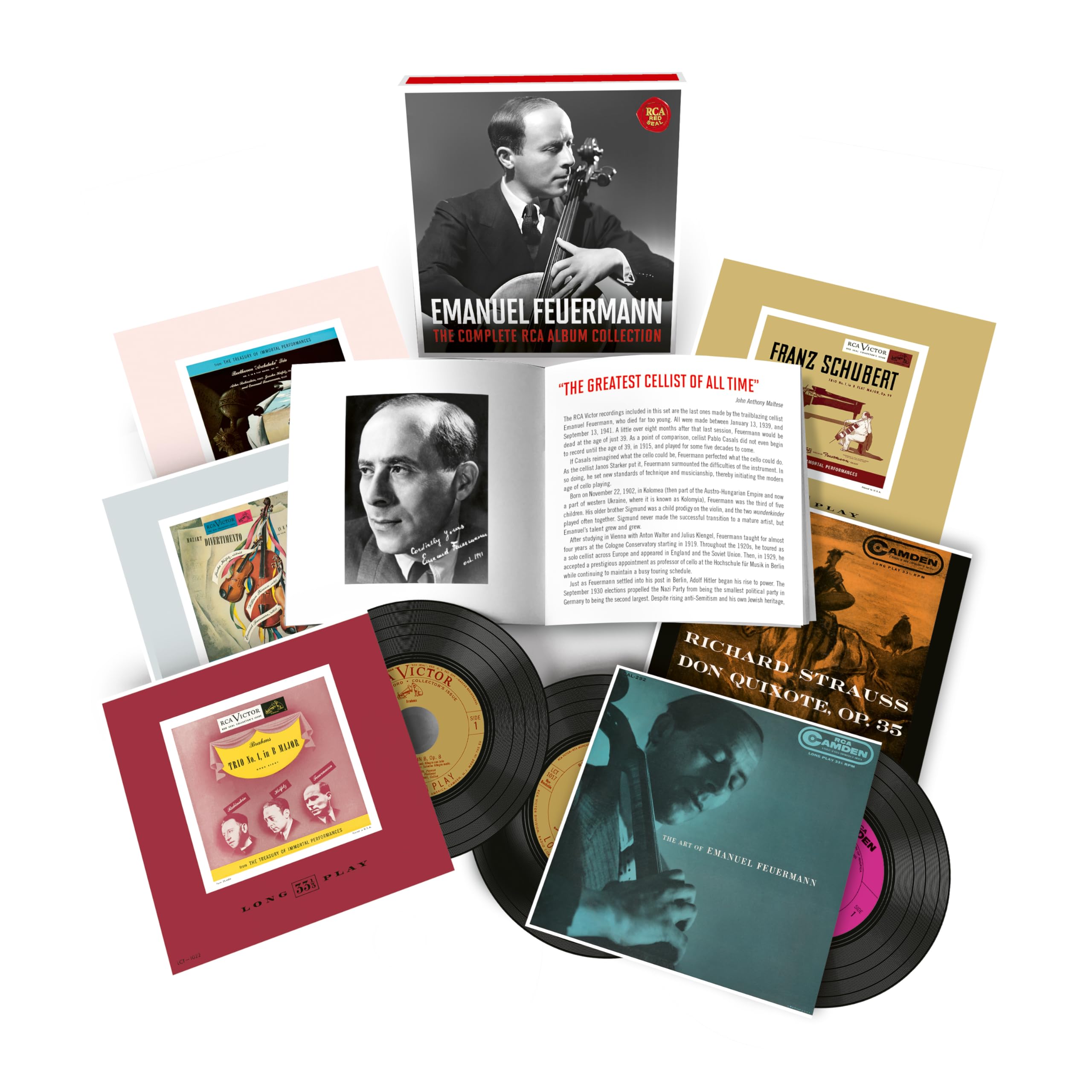 Foto 2 pulgar | Álbum De Música Emanuel Feuermann: La Colección De Álbumes Rca - Venta Internacional.