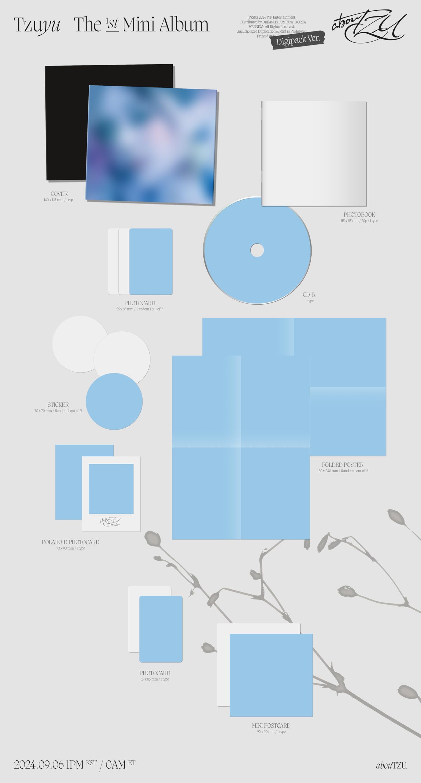 Foto 3 pulgar | Álbum Interscope Aboutzu [digipack Ver.] De Tzuyu (twice) - Venta Internacional.