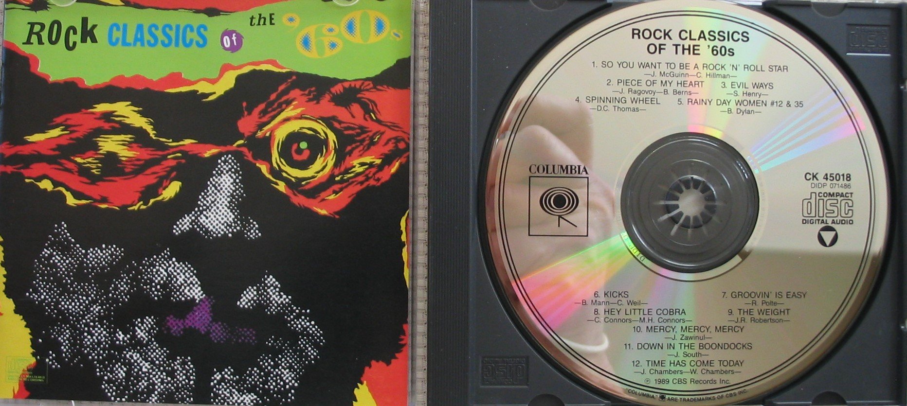 Álbum De Música Sony Rock Classics Of The 60's - Venta Internacional.