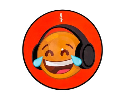 Foto 3 | Serato 2 X 12'' Emoji Series #4 Thinking/crying color Anaranjado