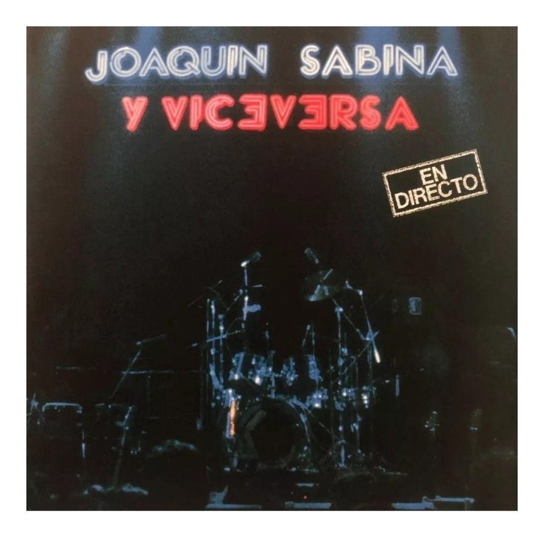Joaquín Sabina y Viceversa en Directo 2 Lp Vinyl Sony Music Colores