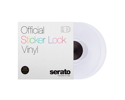 Foto 1 | Serato 2 X 12'' Sticker Lock Vinyl - One-sided Clear Par Transparente
