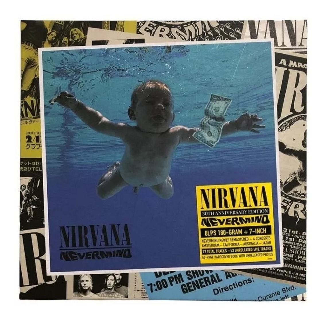 Nirvana Nevermind 30th Aniversary Super Deluxe 8 Vinyl + 7