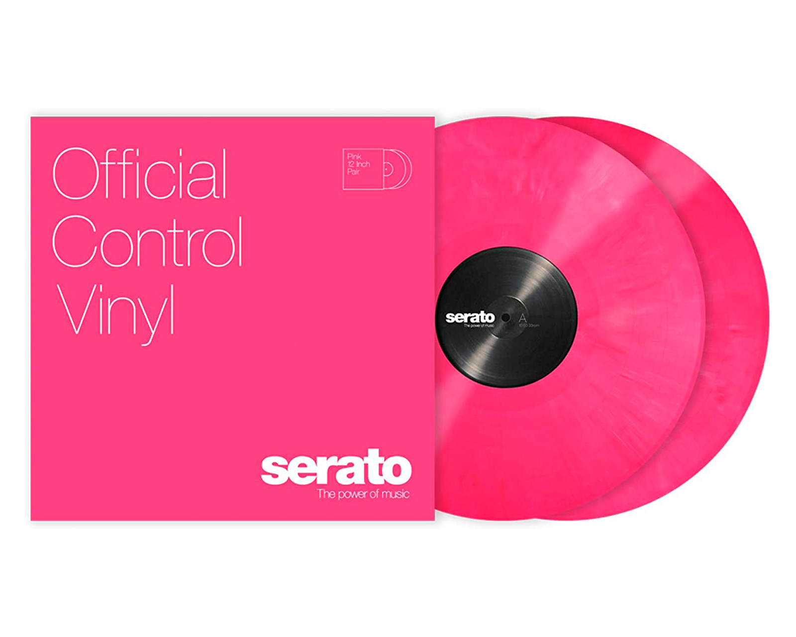 Vinilo de Rendimiento Serato Performance Series Pink color Rosa 12" 2 Piezas