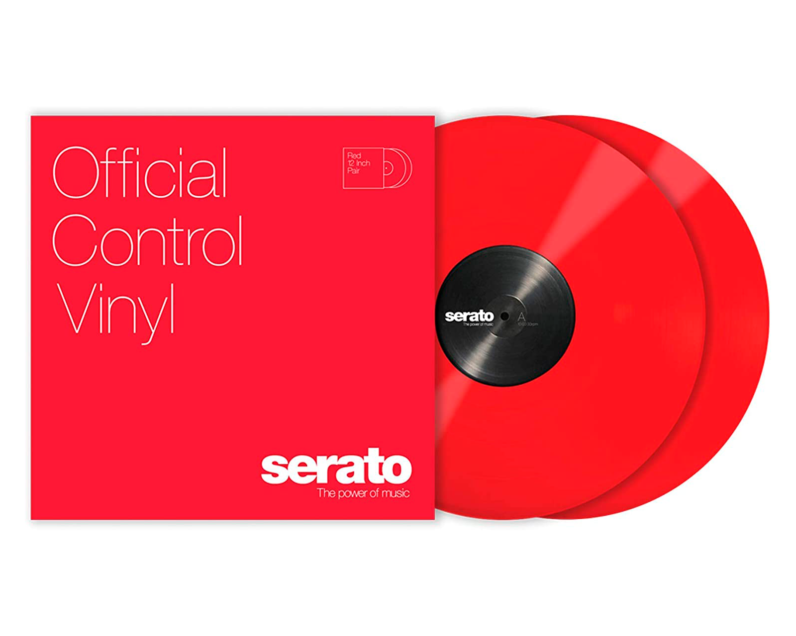 Foto 1 | Vinilo de Rendimiento Serato Performance Series Red color Rojo 12" 2 Piezas