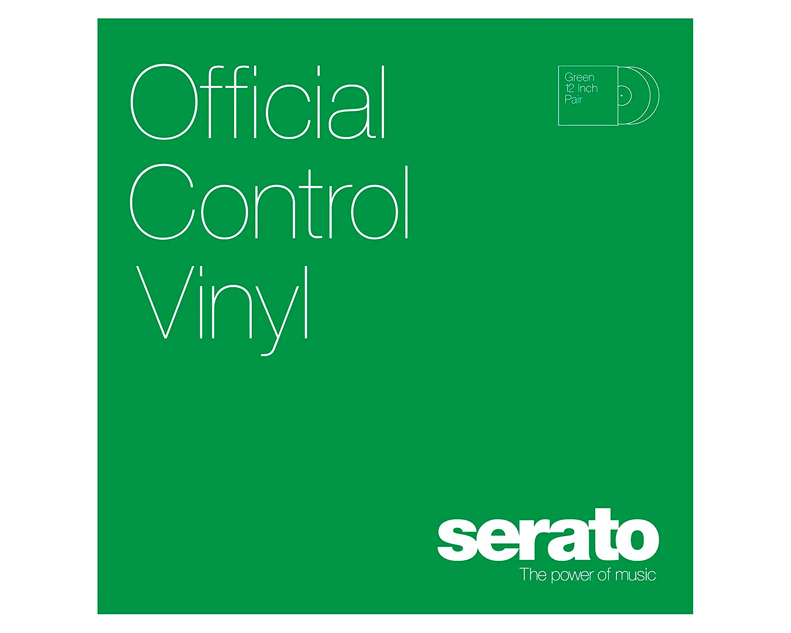 Foto 2 | Vinilo de Rendimiento Serato Performance Series Green color Verde 12" 2 Piezas