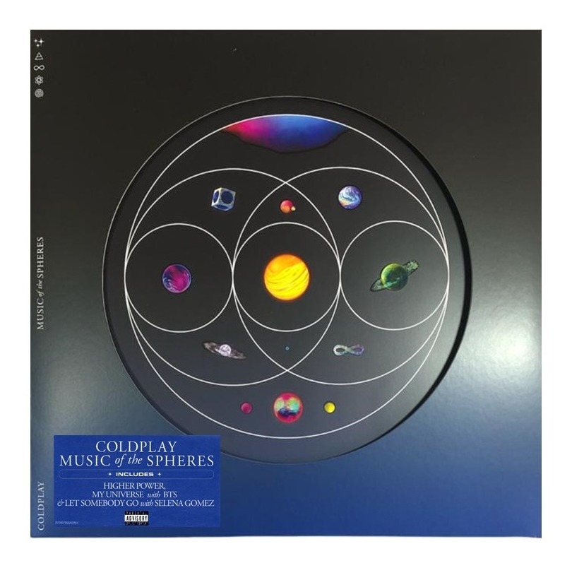 Foto 1 | Coldplay - Music Of The Spheres - Lp Vinyl / Splatter Azul 12'' Warner Music