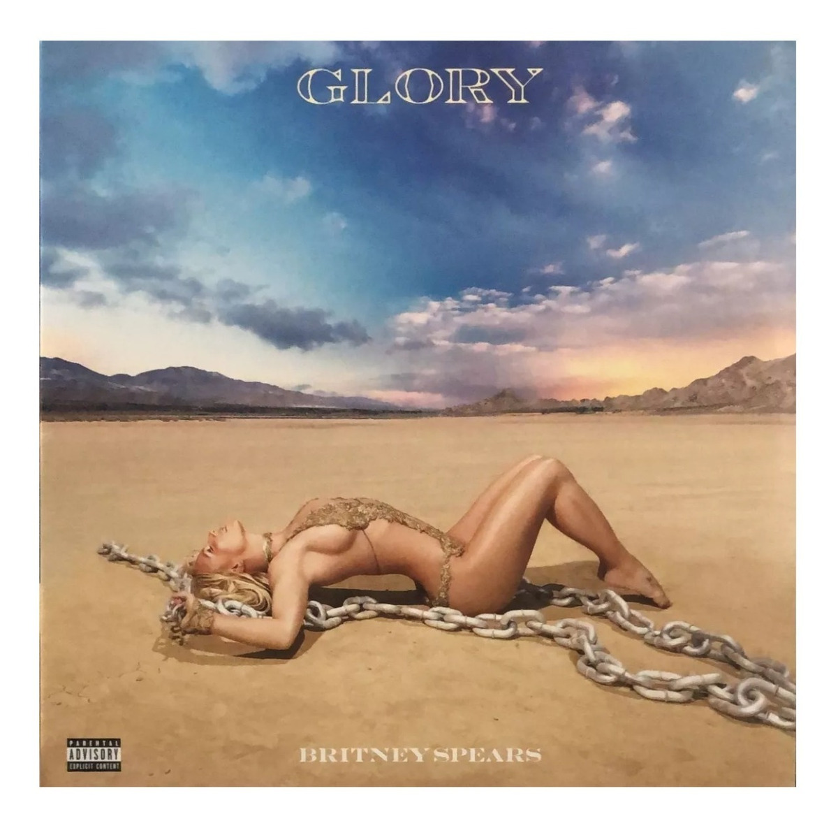 LP de Vinilo Britney Spears Glory 2 Piezas / Blanco 12 Pulgadas