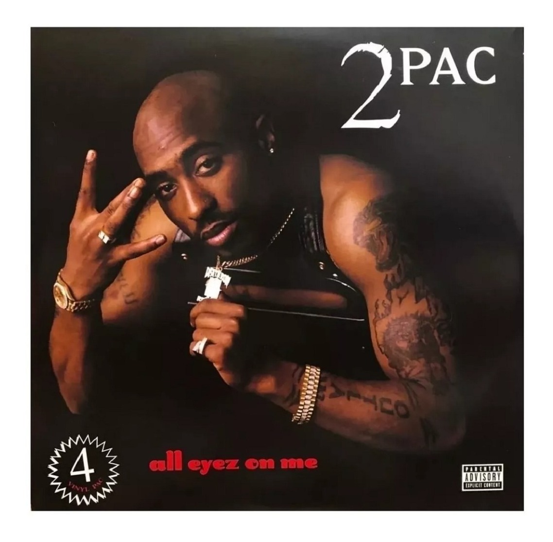 Foto 2 pulgar | 4 Lp Vinyl 12'' 2pac All Eyez On Me