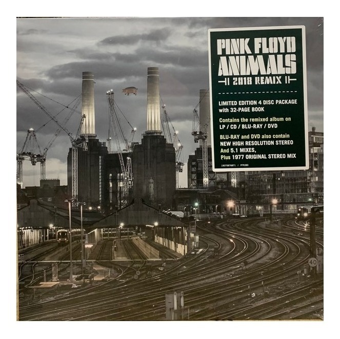 Foto 2 pulgar | Pink Floyd Animals 2018 Remix Lp Vinyl + Cd + Dvd + Blu-ray 12'' Sony Music