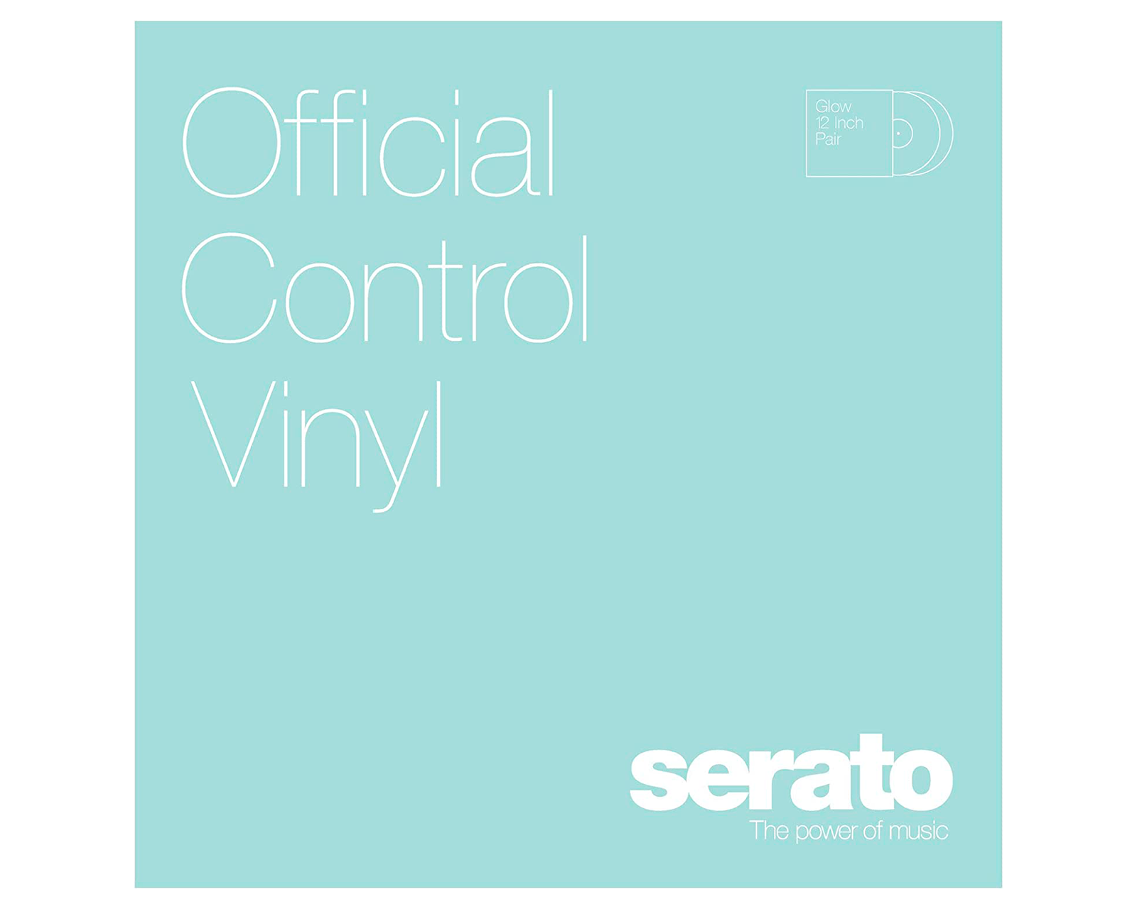 Foto 3 pulgar | Vinilos de Control Serato Glow-in-the-dark color Verde 12'' 2 Piezas