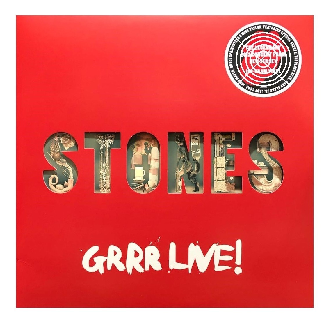 Foto 2 pulgar | LP de Vinilo The Rolling Stones Grrr Live! 3 Piezas 12''