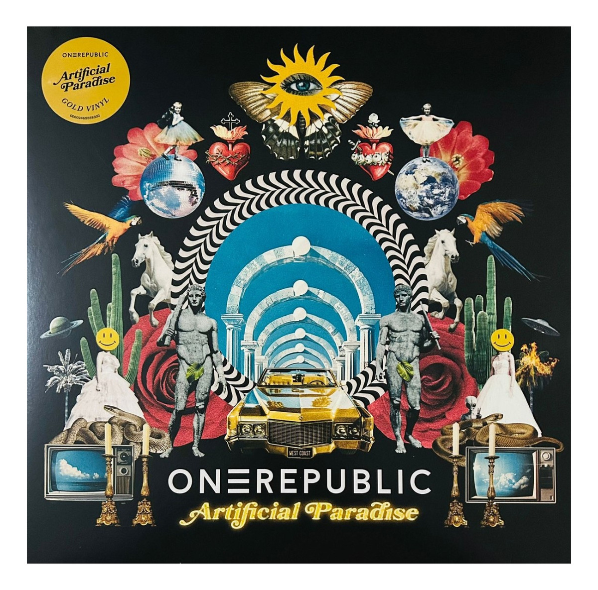 One Republic Artificial Paradise Dorado Gold Lp Vinyl