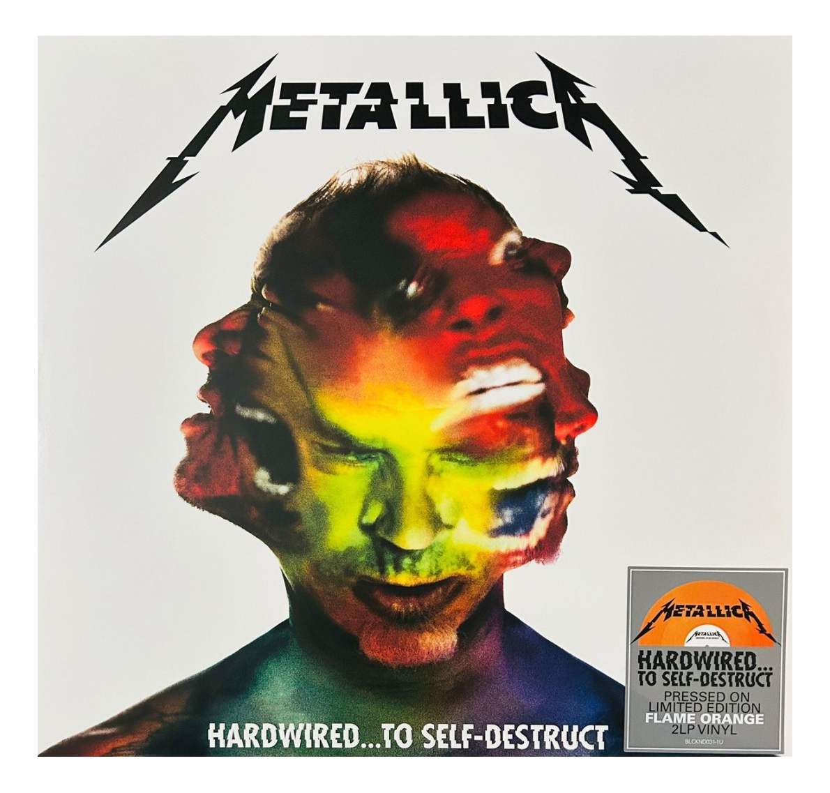 Metallica Hardwired To Self Destruct Flame Orange 2 Lp Vinyl