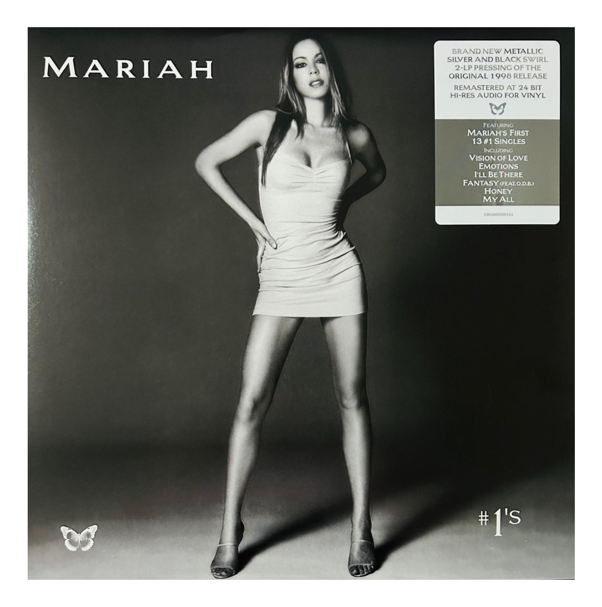 Foto 2 pulgar | Mariah Carey # 1 Uno 's Remastered Plata Silver 2 Lp Vinyl