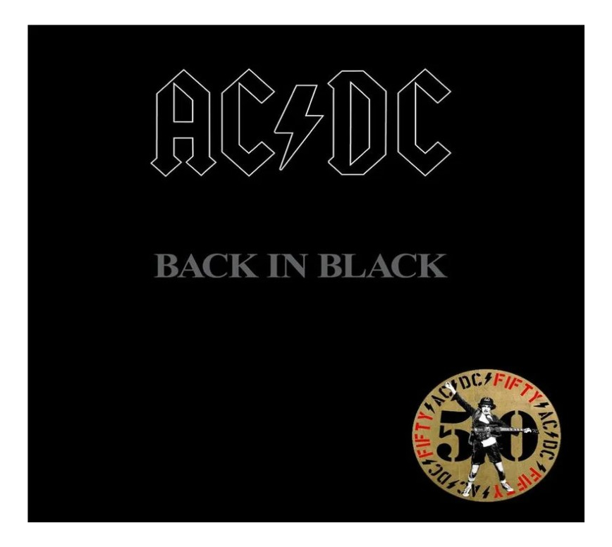 Ac / Dc Back In Black 50th Anniversary Gold Lp Vinyl