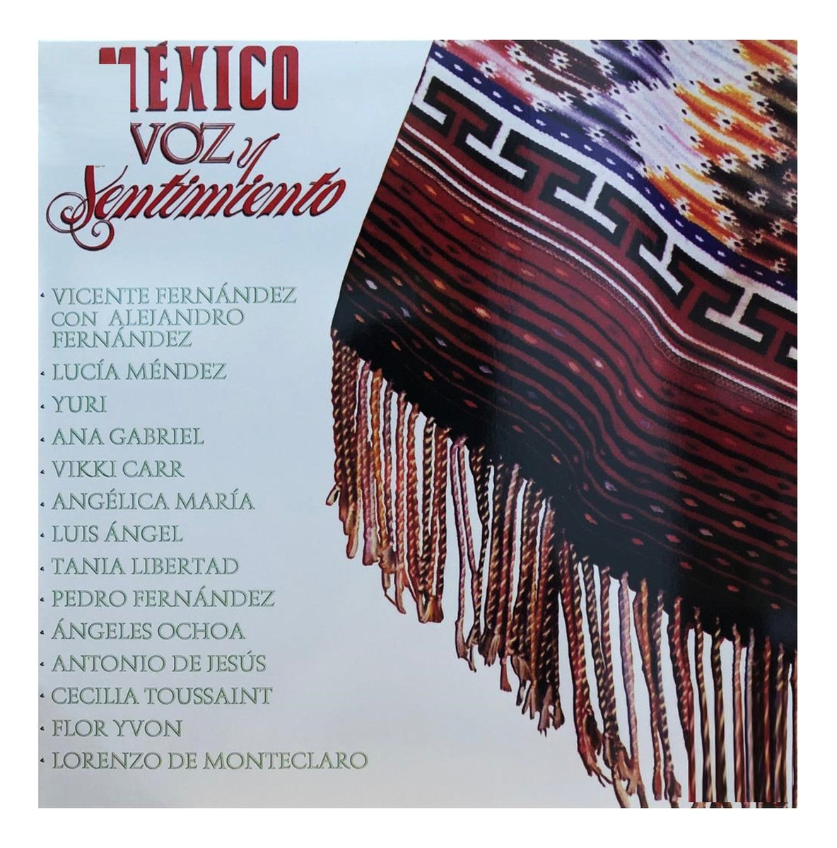 Mexico Voz Y Sentimiento Cantantes White Blanco Lp Vinyl