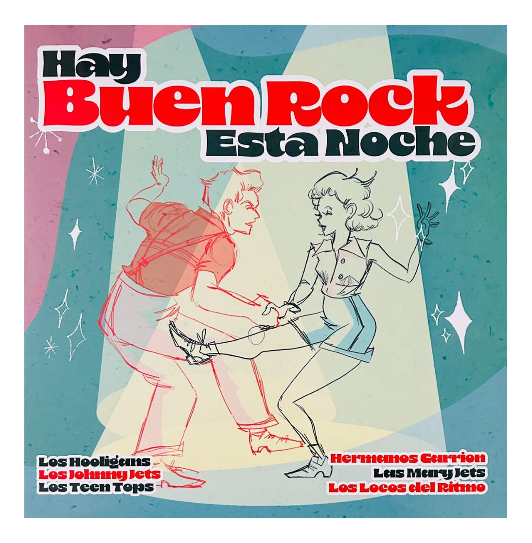 Hay Buen Rock Esta Noche Teen Tops & Hooligans Lp Vinyl