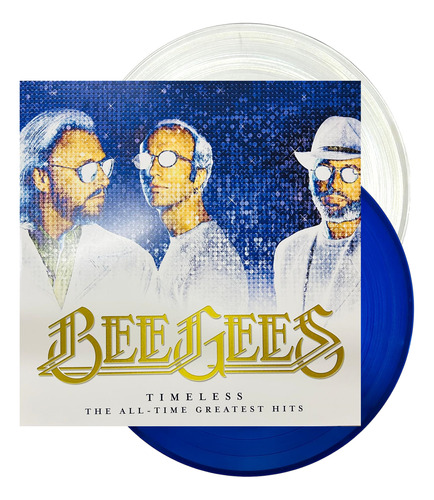 Foto 2 pulgar | Bee Gees Timeless All Time Greatest Hits Blue Clear 2 Vinyl