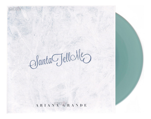 Foto 2 pulgar | Ariana Grande Santa Tell Me 07 Pulgadas Green Lp Vinyl