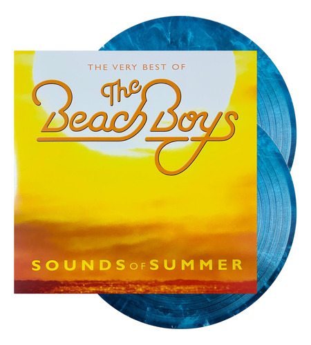 Foto 2 pulgar | 2 Lp Vinyl The Beach Boys Sounds Of Summer Sea Blue Azul