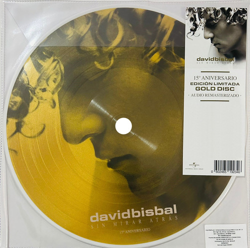 Lp Vinilo Universal David Bisbal Sin Mirar Atrás