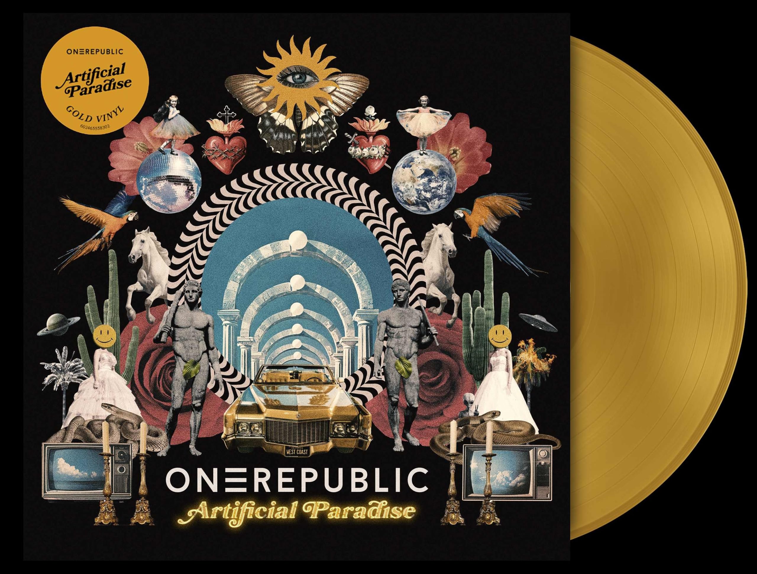 Lp De Vinilo Onerepublic Artificial Paradise Gold Edition - Venta Internacional.