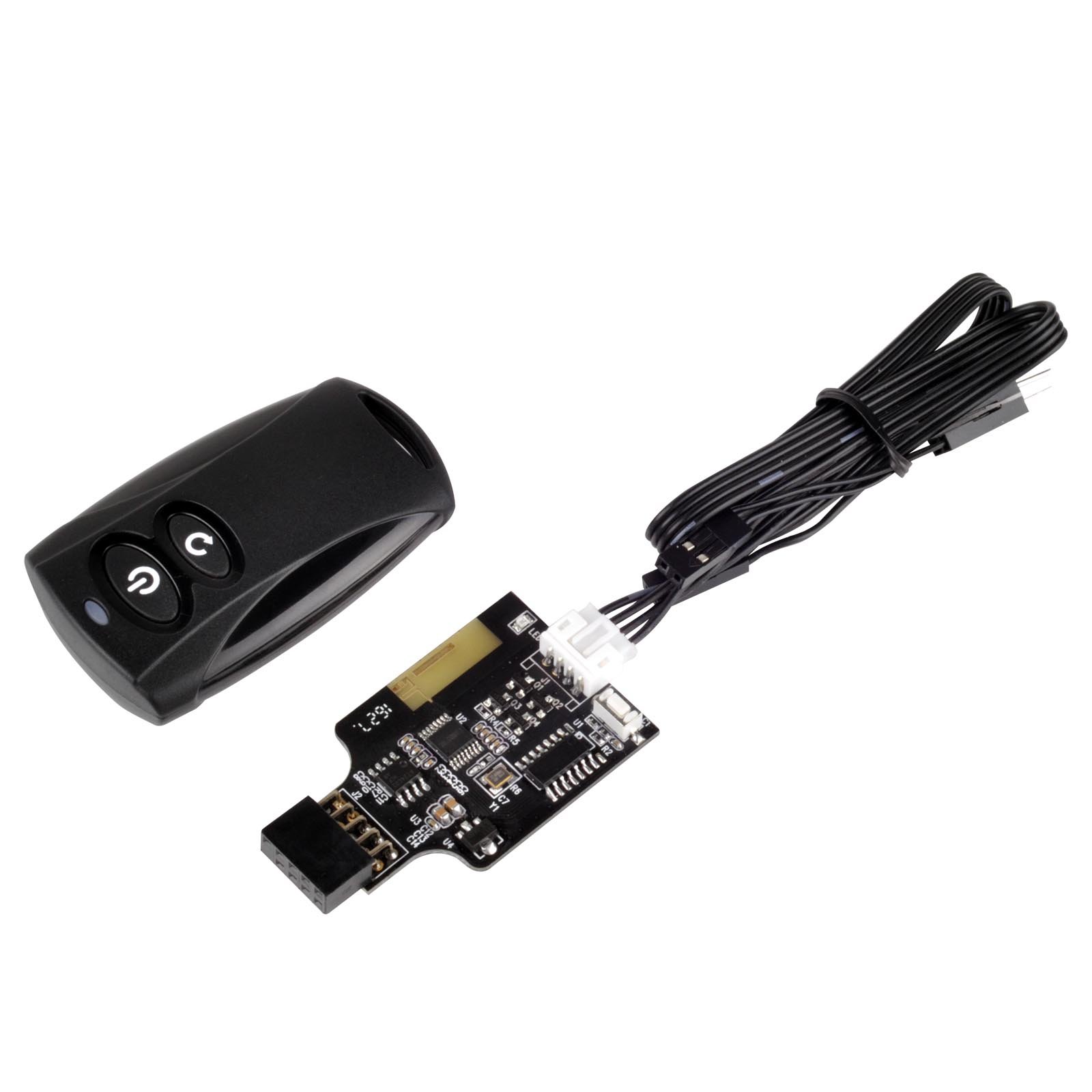 Foto 5 pulgar | Interruptor Remoto Inalámbrico De Encendido/reinicio Para Computadora Silverstone Es02-usb - Venta Internacional.