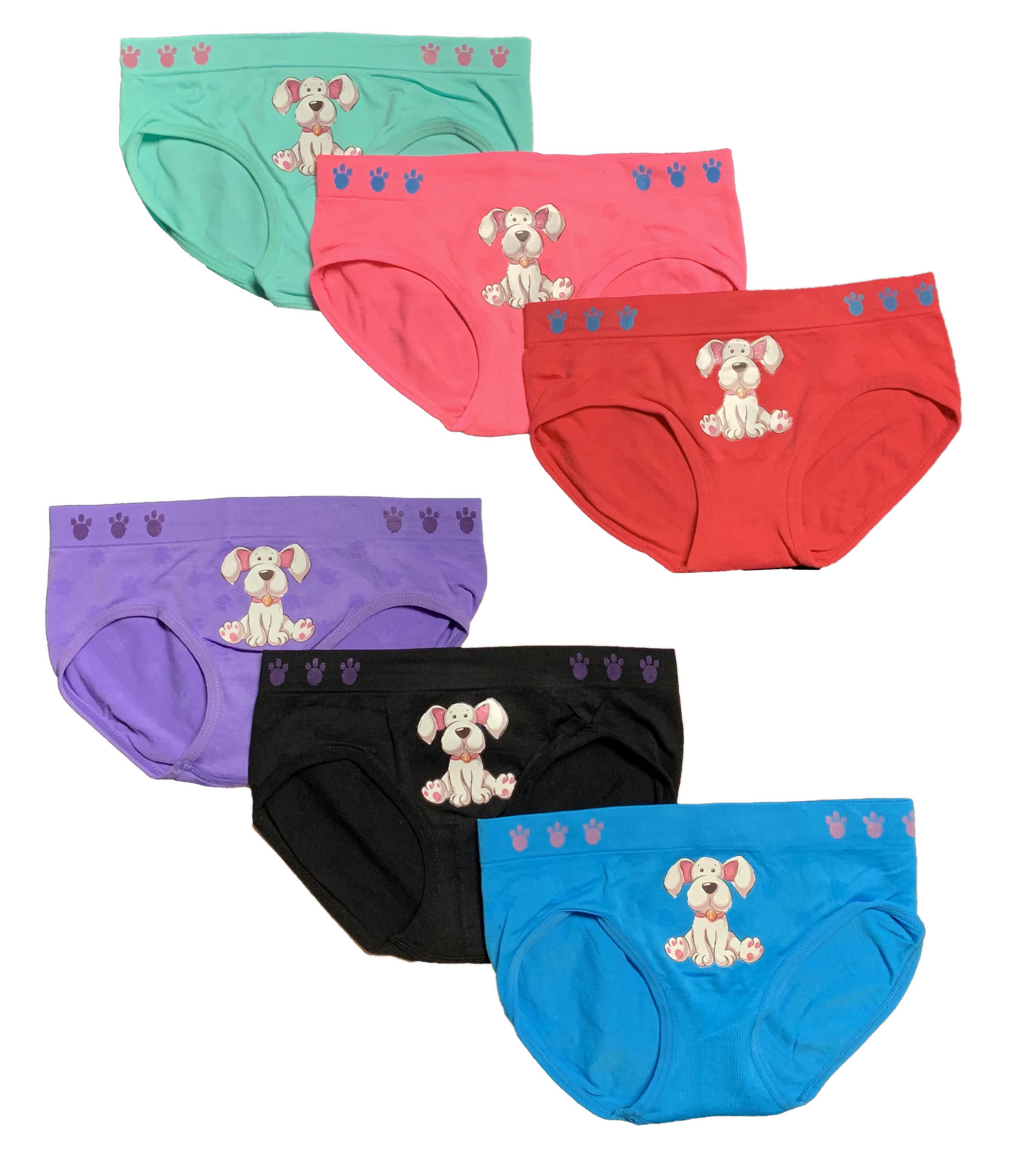 Paquete 6 Pantaletas para Niña con Divertidos Diseños Oh My Girl Multicolor