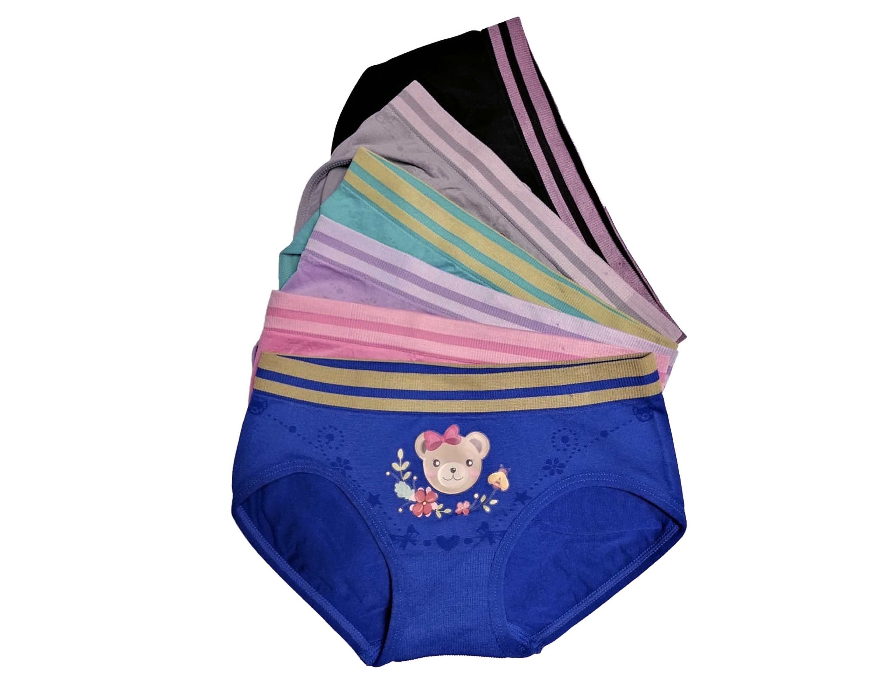 Paquete 6 Pantaletas Niña con Divertidos Diseños Oh My Girl Multicolor