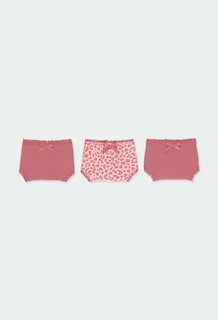 Foto 1 | Set 3 Calzoncitos De Punto Para Niña Gato Boboli