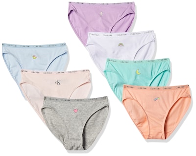 Foto 1 | Pantaletas Calvin Klein 7 Piezas Talla L para Niña-Venta Internacional