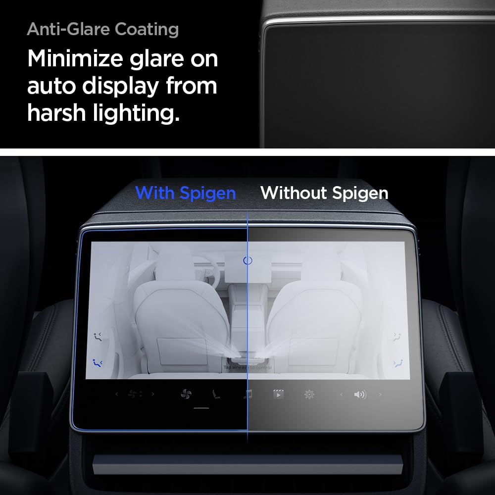 Foto 5 pulgar | Protector De Pantalla Spigen Glastr Slim Para Tesla Model 3 De 8 Pulgadas - Venta Internacional.