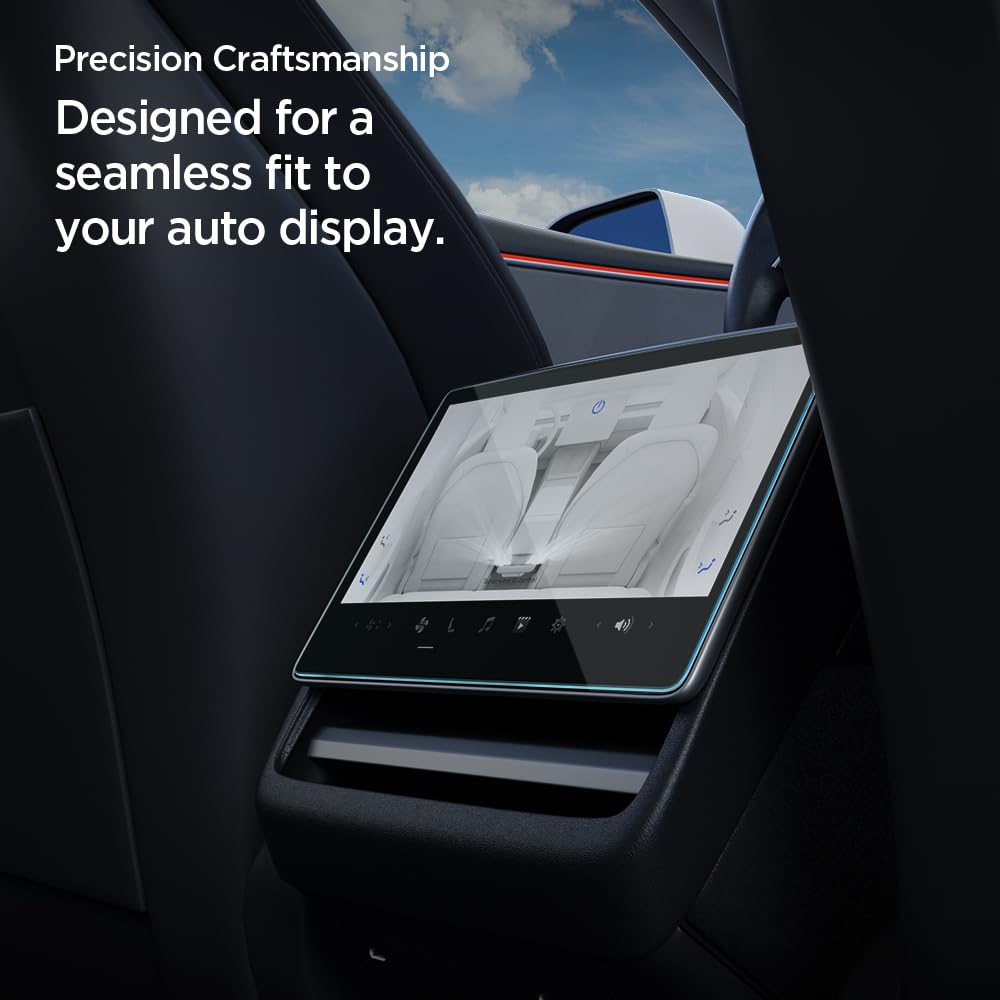 Foto 6 pulgar | Protector De Pantalla Spigen Glastr Slim Para Tesla Model 3 De 8 Pulgadas - Venta Internacional.