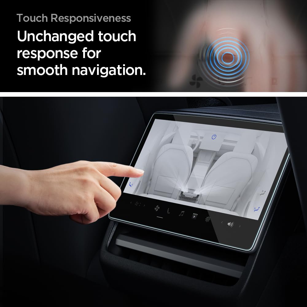 Foto 7 pulgar | Protector De Pantalla Spigen Glastr Slim Para Tesla Model 3 De 8 Pulgadas - Venta Internacional.