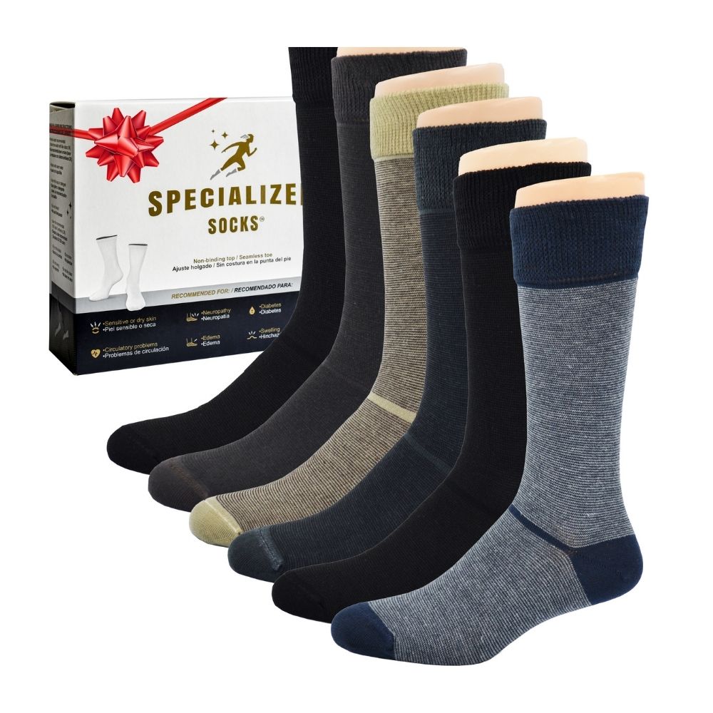 Foto 2 pulgar | Calcetas de Vestir Specialized Socks 6 Pares para Hombre