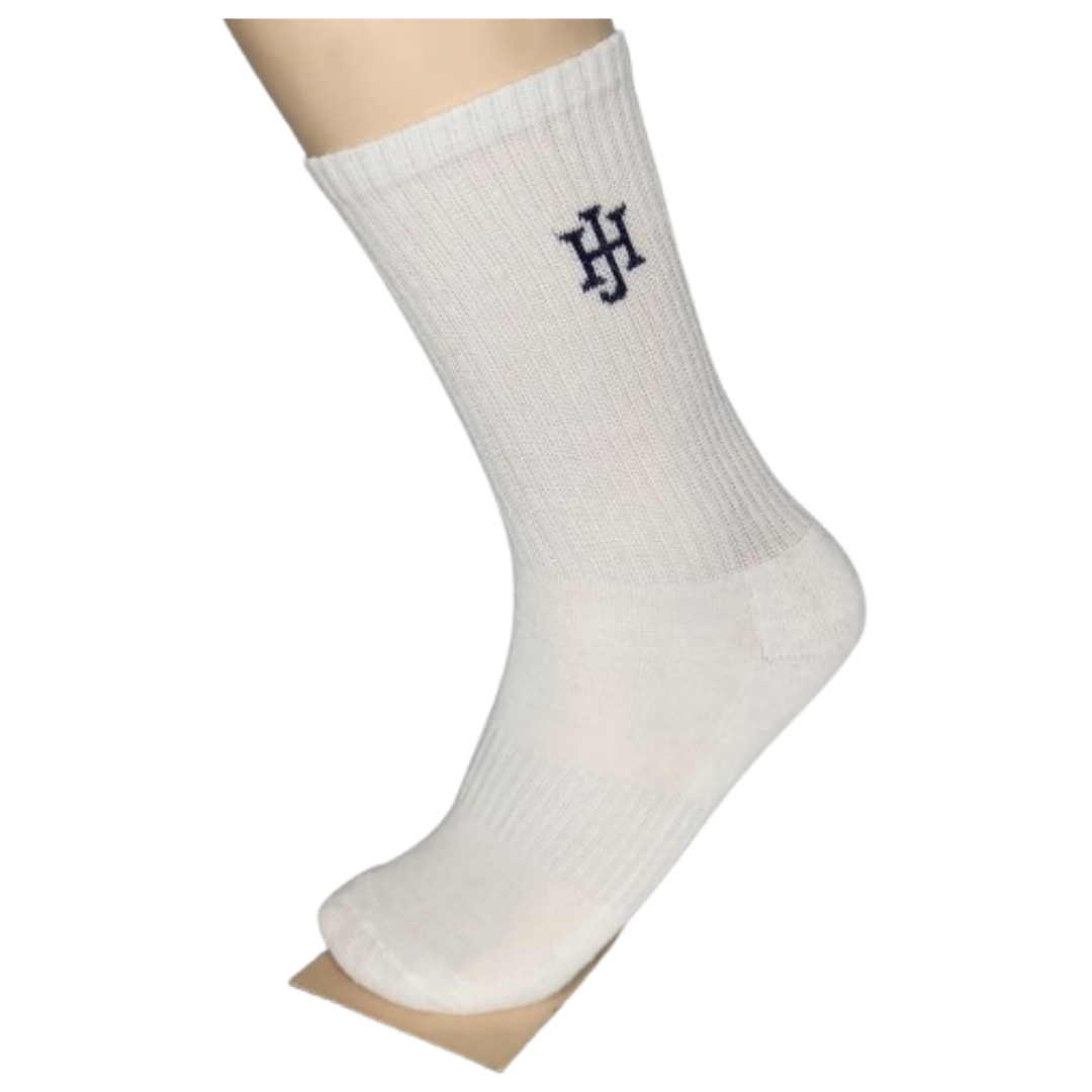 Foto 1 | Combo de 9 Calcetines Blancos: La Pureza Del Estilo