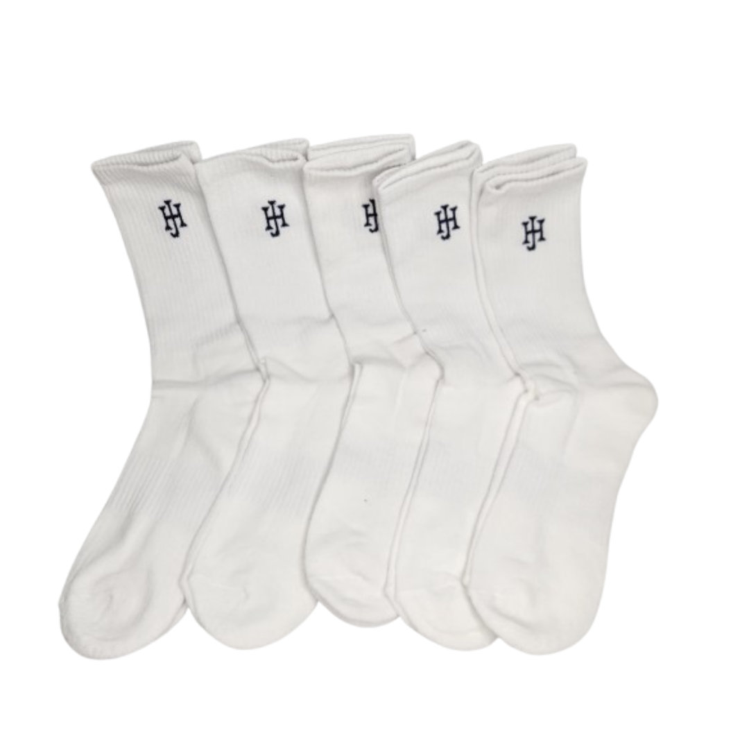 Foto 6 pulgar | Combo de 9 Calcetines Blancos: La Pureza Del Estilo