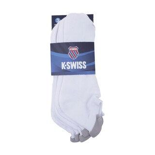 Foto 1 | Calcetas K-swiss 3 Pack Hombre Blanco