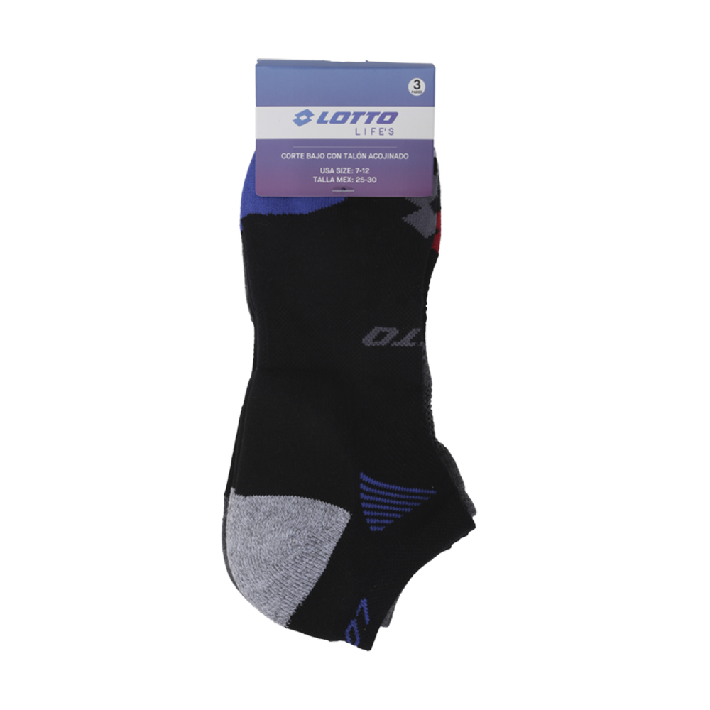 Foto 4 pulgar | 3 Pares De Calcetas Loto Deportivas Para Hombre
