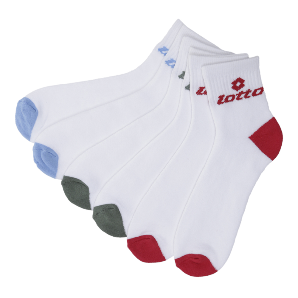 Foto 2 pulgar | 3 Pares De Calcetas Loto Blancas Deportivas Para Hombre