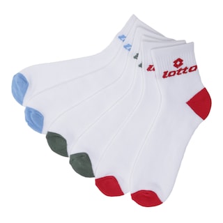 Foto 1 | 3 Pares De Calcetas Loto Blancas Deportivas Para Hombre