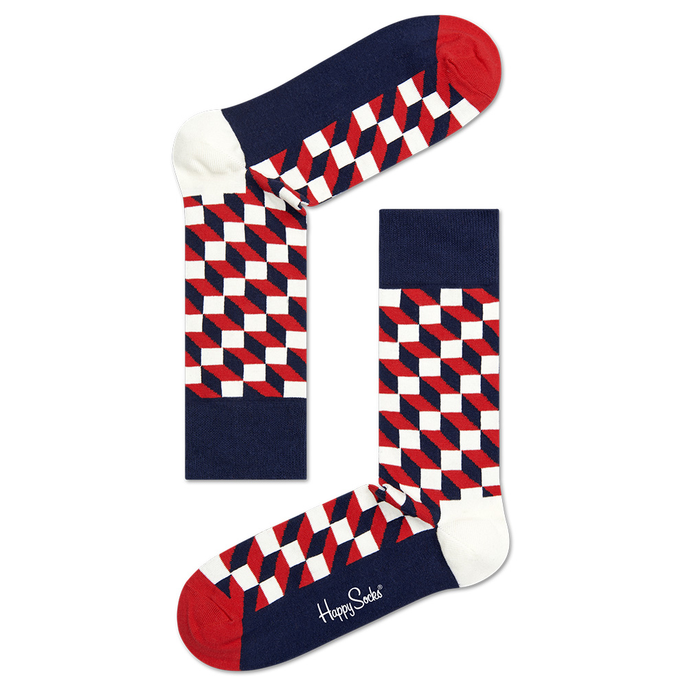 Foto 4 | Calcetines Happy Socks Diseño Óptico Unisex