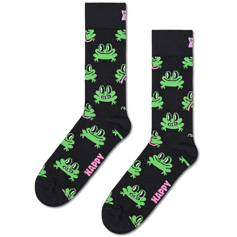 Foto 2 pulgar | Calcetines Happy Socks Diseño Rana Unisex