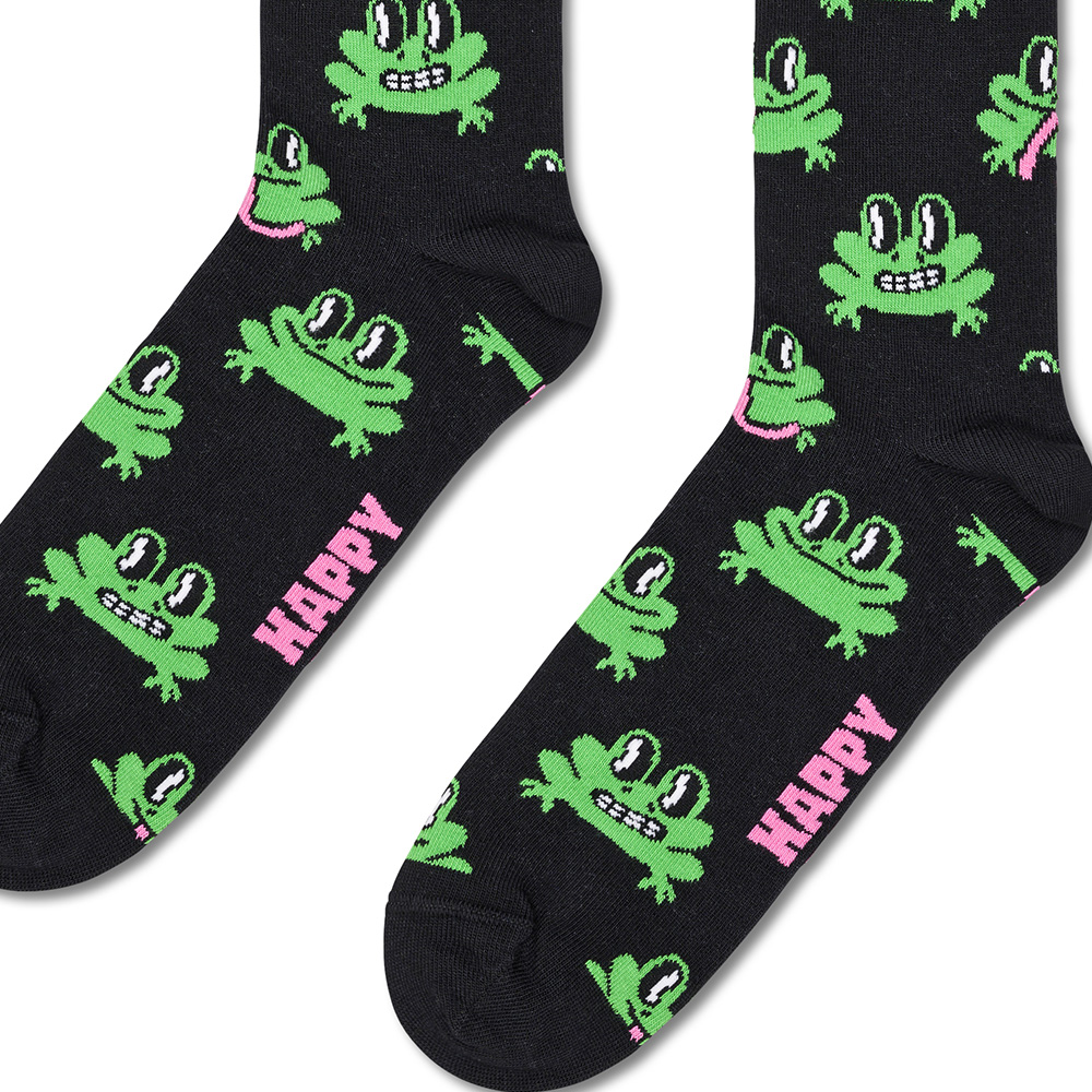 Foto 3 pulgar | Calcetines Happy Socks Diseño Rana Unisex