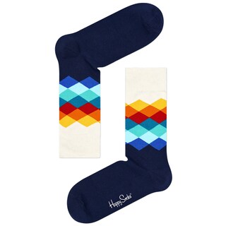 Foto 5 | Calcetines Happy Socks Diseño Rombos Colores Unisex