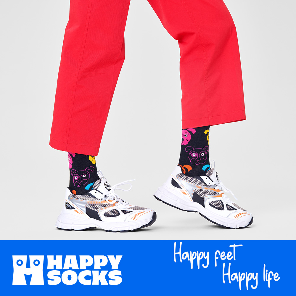 Foto 7 | Calcetines Happy Socks Diseño Perritos Multicolor Unisex