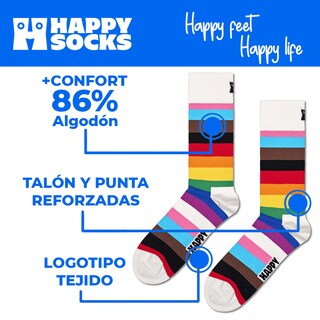 Foto 4 | Calcetines Happy Socks Diseño Pride Lines