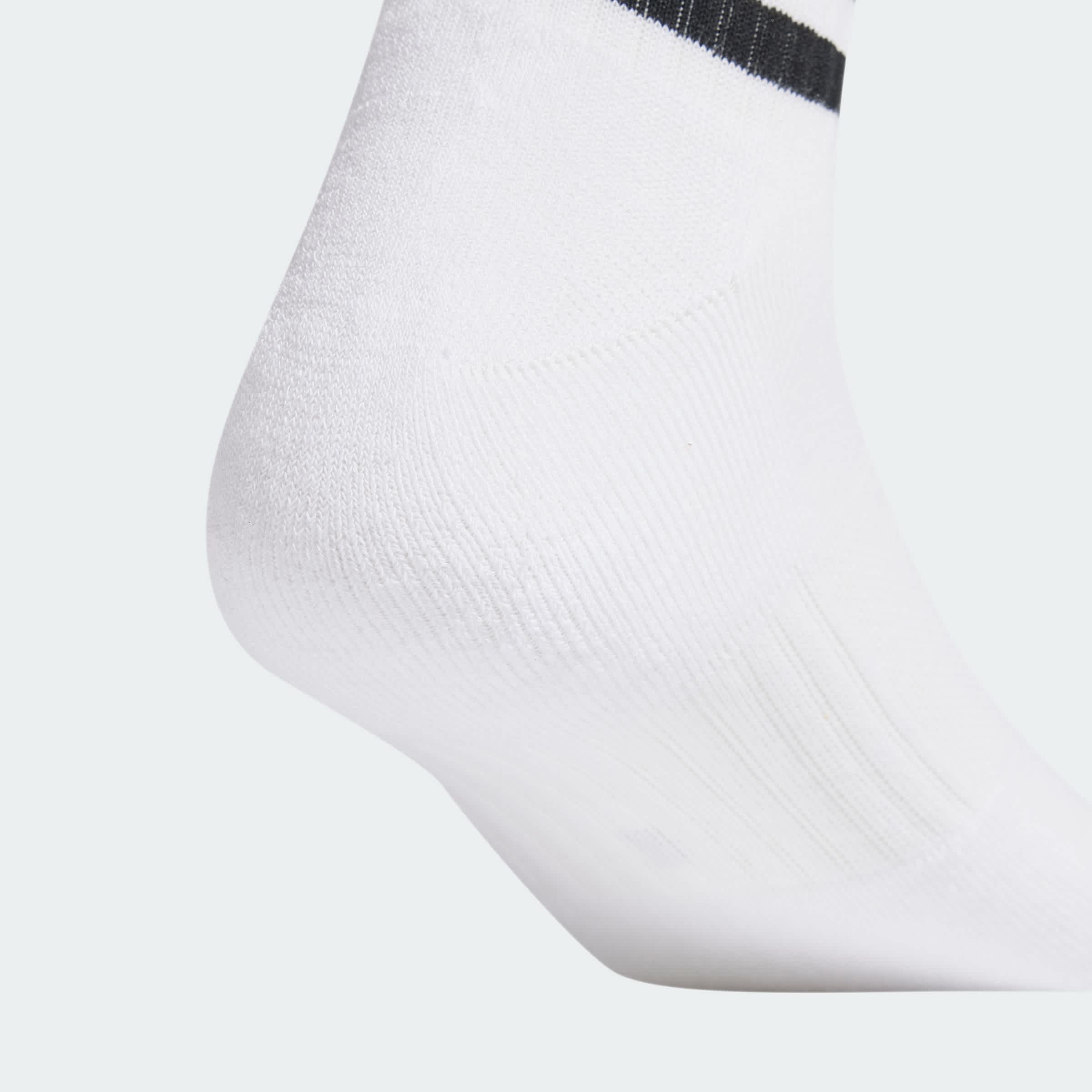 Foto 7 pulgar | Calcetines Acolchadas 3 Franjas Sportswear Corte Bajo 3 Pares Adidas Blanco Unisex